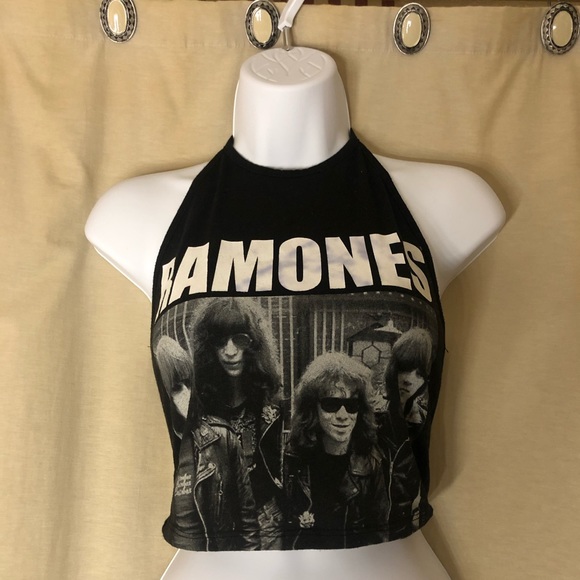 Bravado Tops - Ramones Crop Top